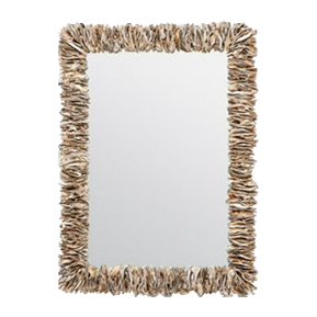 Natural Oyster Shell Frame Mirror