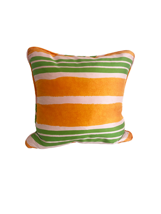 Stripped Multi Colored Pillow