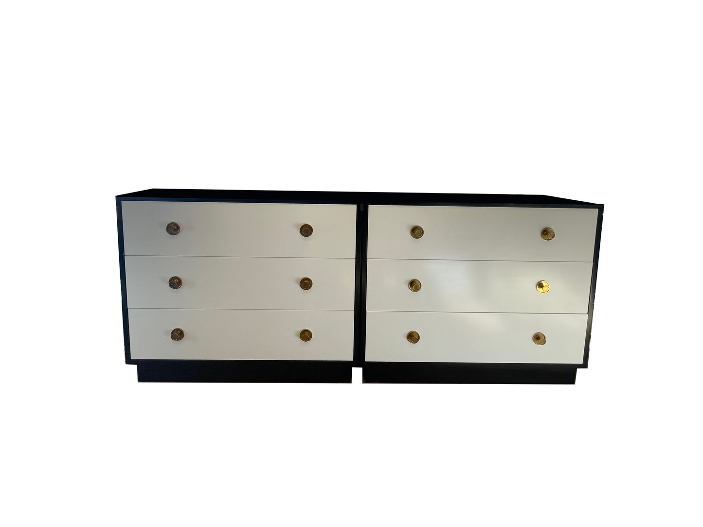 White and Black Dresser