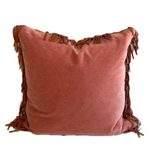 Red Fringe Pillow